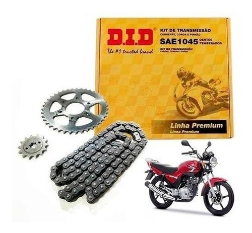 Kit De Transmision Did Brasil Yamaha Ybr 125 2004 La Cuadra