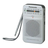 Radio Bolsillo Panasonic Rf-p50d Am/fm Parlante 2aa  Gris