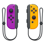 Controles-joy-con-l-r-nintendo-switch-purpura-neon-naranja