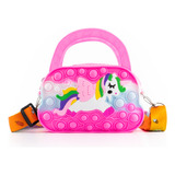 Bolsinha Pop It Infantil Menina Imepermeavel Mini Bag De Mão