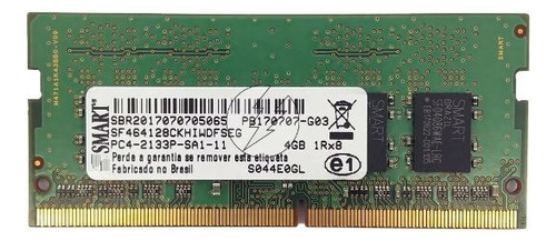 Memória Ram Notebook Smart 4gb Ddr4 3200mhz Sms4wec3c0k0446