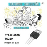 Triac Bta12-600b To220 Bta12 600b 12a 600v 