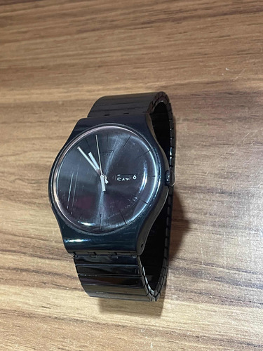 Reloj Swatch Pulsera Original Negro