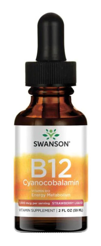 Swanson Vitamina B12 1000mg Liquida Veganos Maxima Absorcion