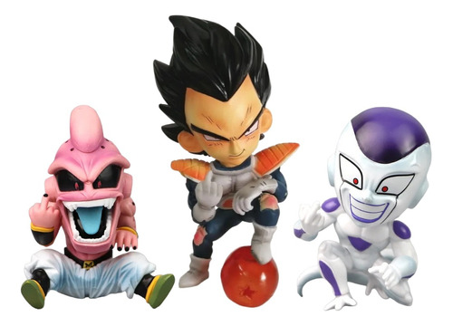 Figuras Anime Dragon Ball Z - Vegeta, Majin Buu, Freezer