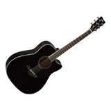 Guitarra Electracùstica Yamaha Fgx820c Negra De Tapa Solida