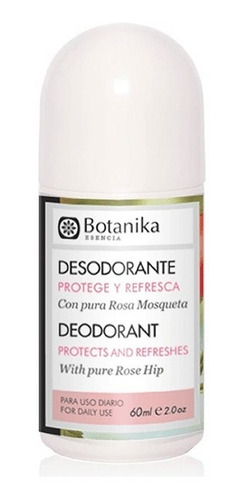 Desodorante Botanika Esencia Natural Uso Diario Roll On 60ml