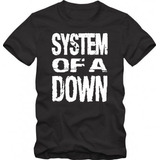 System Of A Down Camiseta Trad T-shirt Algodão Fio 30.1