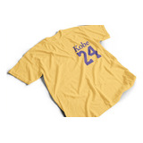 Camiseta Algodón Adulto Con Estampado Logo Kobe Bryant Nba
