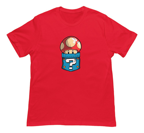 Camiseta Super Mario Bros 1 Up Blusa Gamer Geek Cogumel Nerd