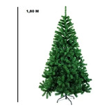 Árvore De Natal Pinheiro Verde Luxo 1,80m 834 Galhos