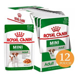 Alimento Humedo Perro Pouch Royal Canin Mini Adulto 12un. 