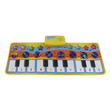 Tapete De Atividades Musical Piano Colorido Kababy Cor Azul