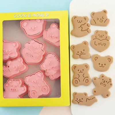 Herramienta Para Hornear Fondant De Plástico Mold Bear Con F | Envío gratis