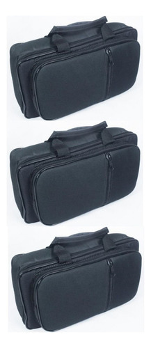 3 Capa Bag Clarinete Acolchoada Proteção Brinde Hinario Ccb