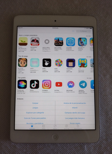 Apple iPad Mini Wi-fi 16gb Silver Modelo A1432