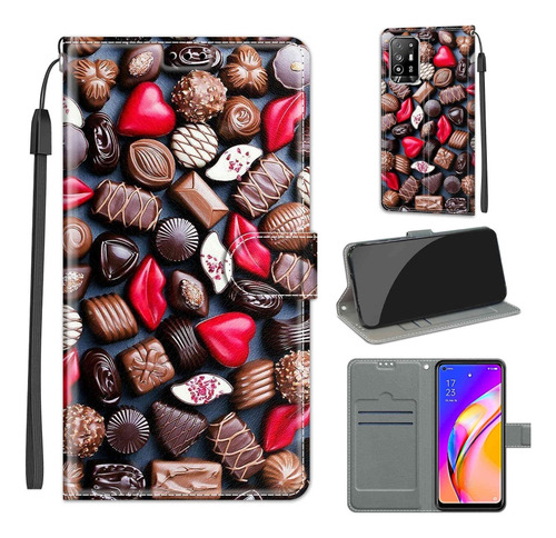 Pu Case For Oppo A94 5g / A95 5g / F19 Pro+ 5g