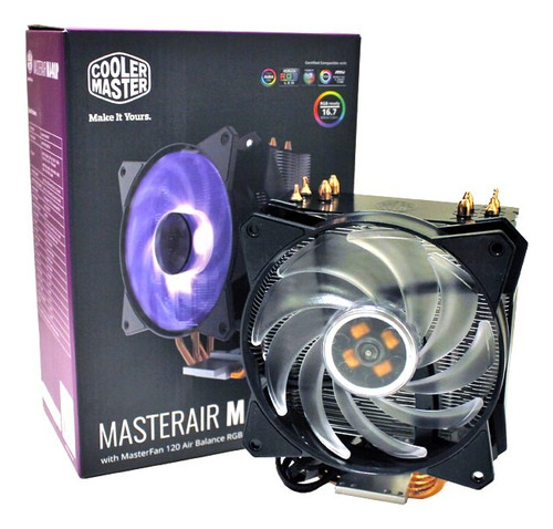 Disipador Cooler Master Masterair Ma410p Rgb Intel / Amd 