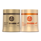 Kit Máscara Mandioca 500g + Máscara Tutano 500g Haskell