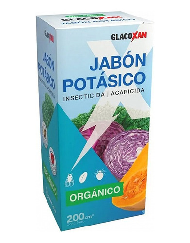 Glacoxan Jabón Potásico Orgánico Ideal Para Cultivo 200ml
