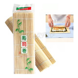 Esterilla Plana Bambú Varas Para Sushi 24 X 24 Cm