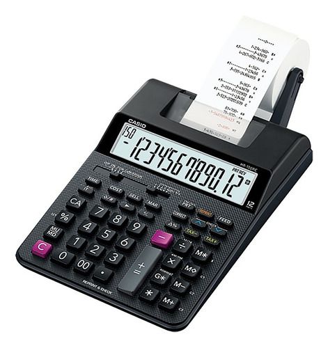 Calculadora Casio Hr-100 De Escritorio Con Impresora 12 Digi