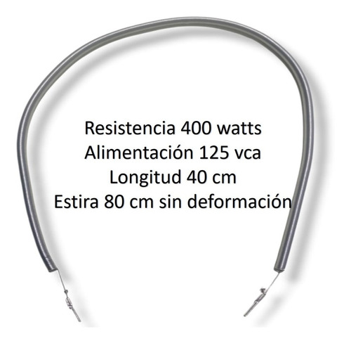 Resistencia Eléctrica 400 Watts Para Incubadora De Aves