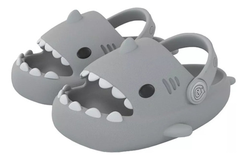 Sandalias Antideslizantes Con Forma De Tiburón Para Niños Y