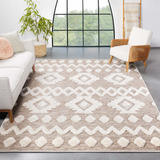 Well Woven Bergen Alfombra De Area Beige, Tejido Plano, Pelo