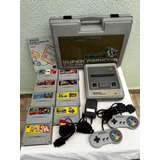 Nintendo Super Famicom Com Maleta E Jogos