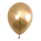 50 Globos R12 Látex Cromados Para Aire O Helio Chrome Crome