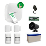 Kit Alarma Intelbras Amt1016 Lan/app Inalambrica Monitoreo