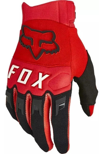 Guantes Fox Dirtpaw Negro/rojo Atv Moto Quad Enduro 999motos