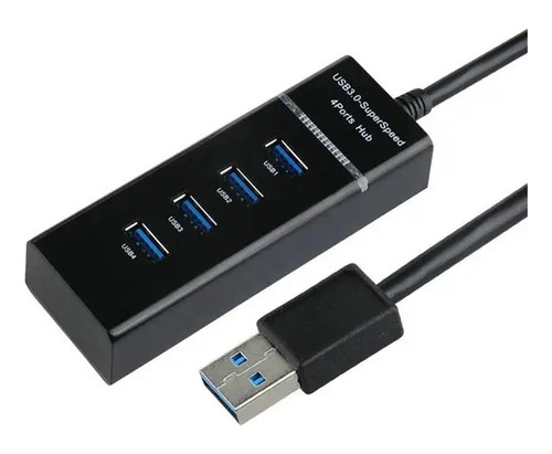 Hub Multi Usb 3.0 Luz Led Indicador  Adaptador 