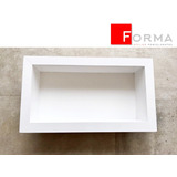 Nicho Porcelanato Polido 90x30x10 Branco - São Paulo