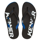 Chinelo Kenner Red Dnn-02 Preto Azul Original