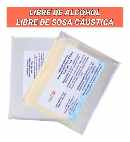 2kg Jabon De Glicerina Climas Calidos (opaco Y Transparente)