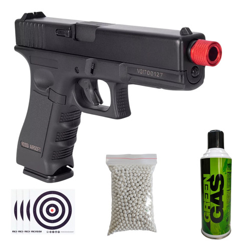 Pistola Glock Gbb Airsoft Full Metal Blowback 6mm