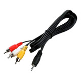 Cable Adaptador Av Miniplug 3,5mm A 3 Rca Audio Video Tv