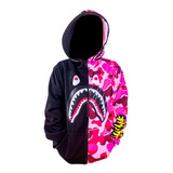 Sudadera Bape Shark Con Capucha Varios Modelos Doble Color. 