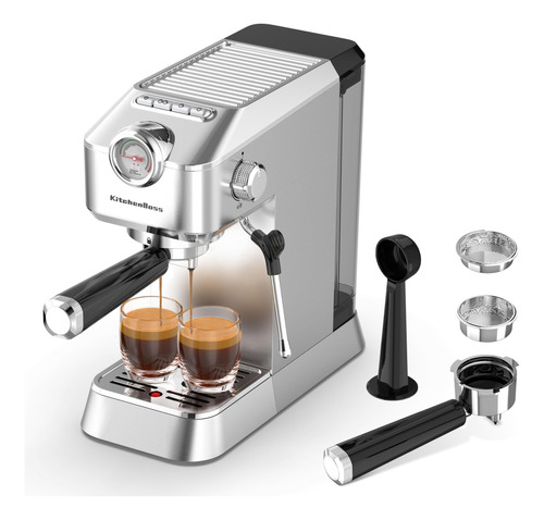 Cafetera Espresso Barista Kitchenboss 20 Bar Profesional Com