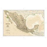 Mapa Ejecutivo De Mexico, Estilo Antiguo, 34.5 X 22.75 Plgds