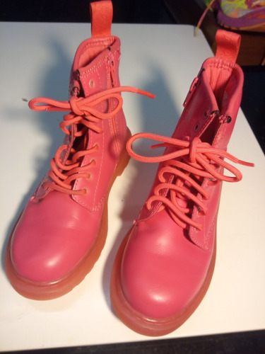 Dr Martens Pink Boots Borcegos Borceguies 32arg
