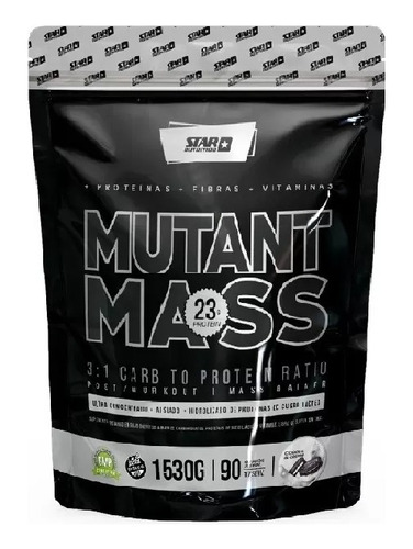 Star Nutrition Suplemento Mutant Mass Cookies & Cream X1,5kg