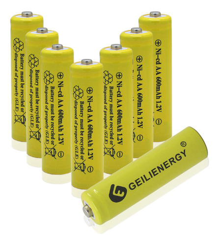 Geilienergy Aa Tamao Nicd Aa 600mah 1.2v Bateras Recargables