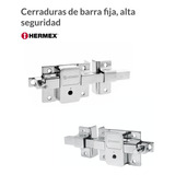 Cerradura Barra Fija Llave Tetra Derecha Alta Seg. Hermex 