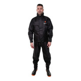 Capa De Chuva Moto Pioneira Urban Nylon Preto Masculina