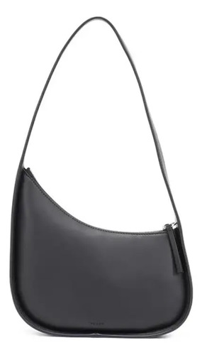 Bolso De Hombro De Piel Auténtica Half Moon | Therow