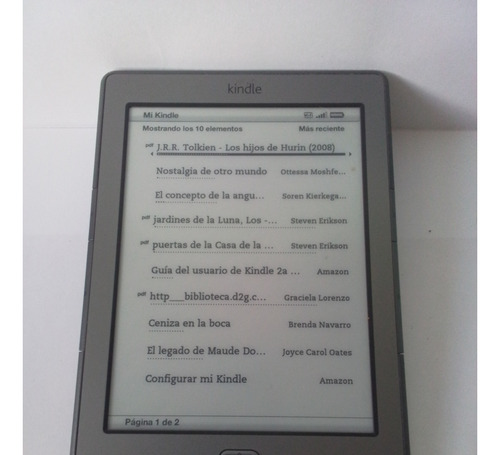 Amazon Kindle 4g 2gb 6 Pul Usado Estuche Cargador