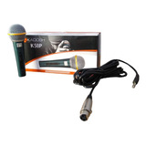 Microfone Mão Dinâmico Profissional Cardioide K-58p Kadosh